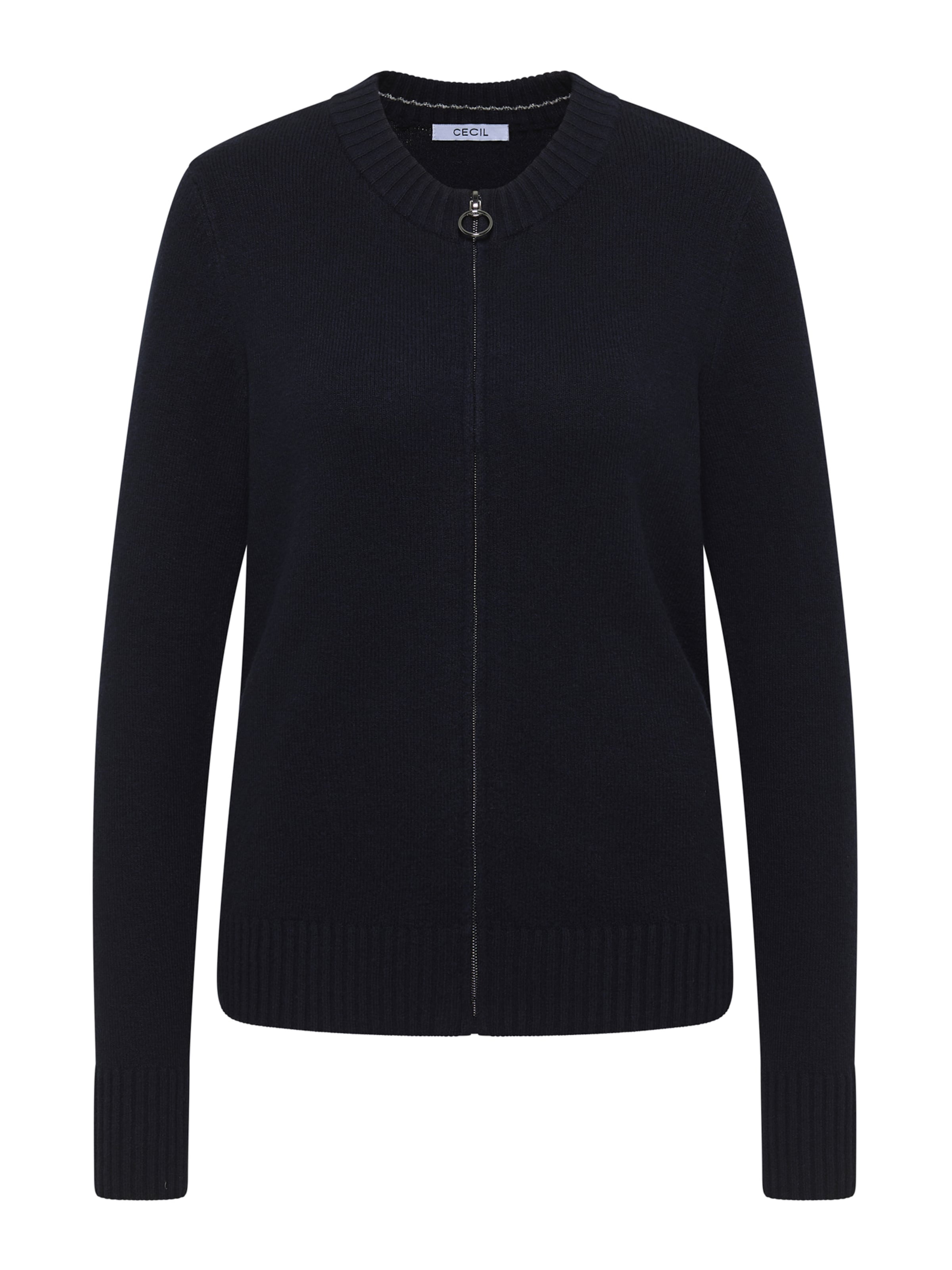 CECIL Knit Cardigan in Blue: front