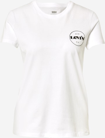 LEVI'S ® Shirt 'The Perfect Tee' in Weiß: predná strana