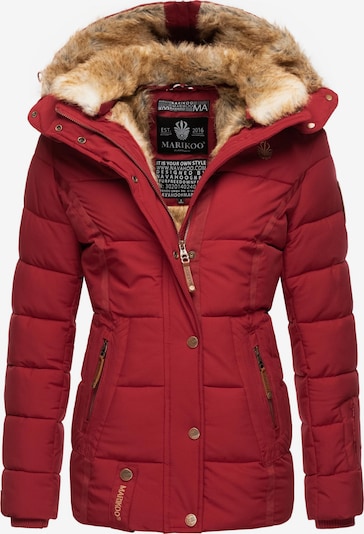 MARIKOO Winter jacket 'Nekoo' in Brown / Red, Item view