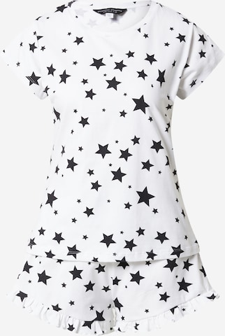 Dorothy Perkins Short Pajama Set in White: front