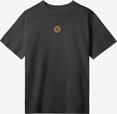 F4NT4STIC Shirt 'Happy Flower Bestickt' in beige / braun / schwarz, Produktansicht