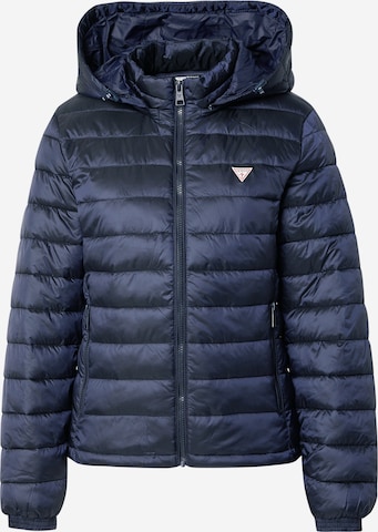 GUESS JEANS Демисезонная куртка в Синий: спереди
