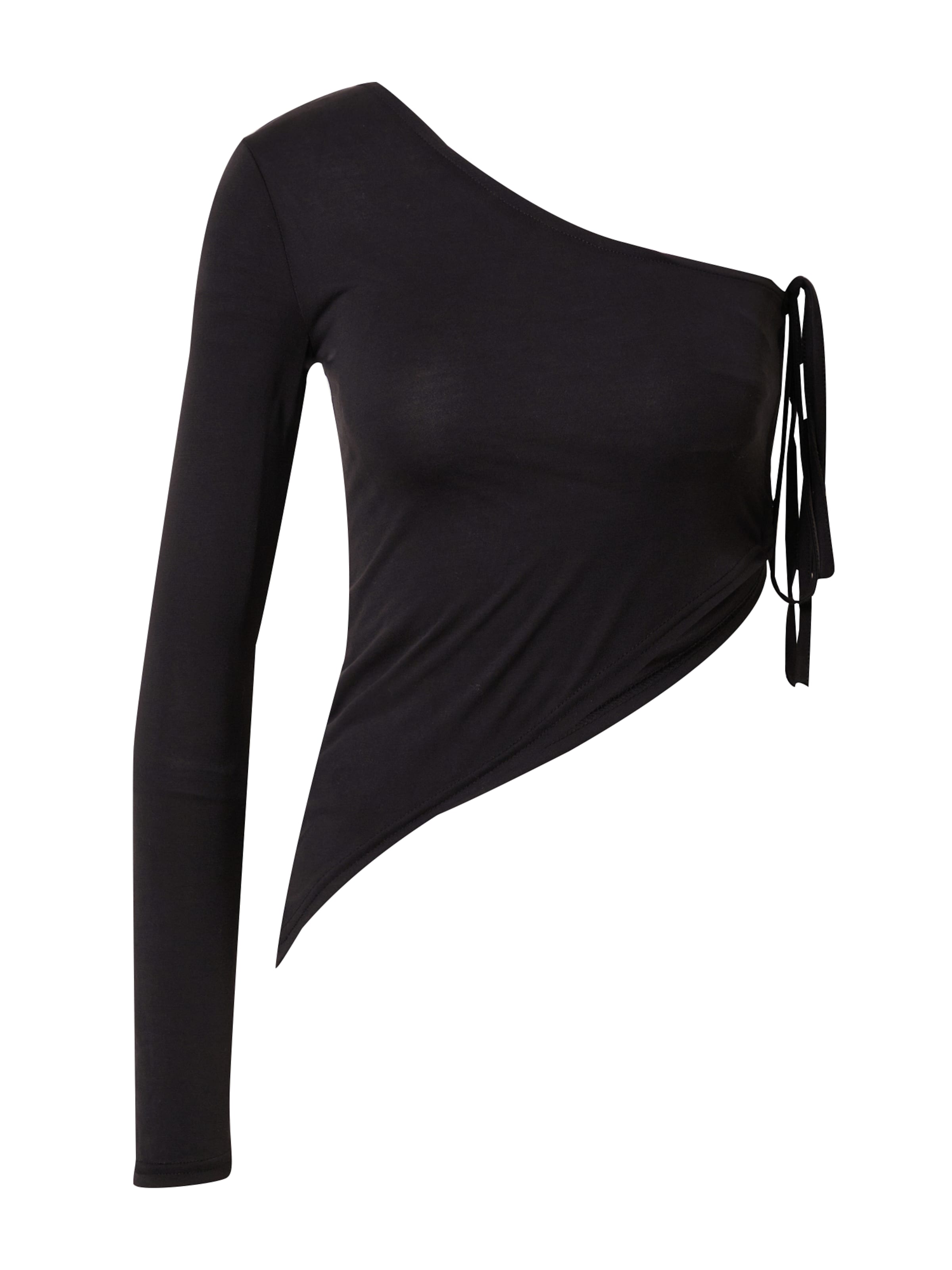 Edikted Тениска 'Frankie' в черно: отпред