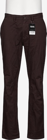Ben Sherman Stoffhose 33 in Braun: Vorderseite