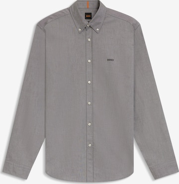 BOSS Button Up Shirt 'Rickert' in Grey: front
