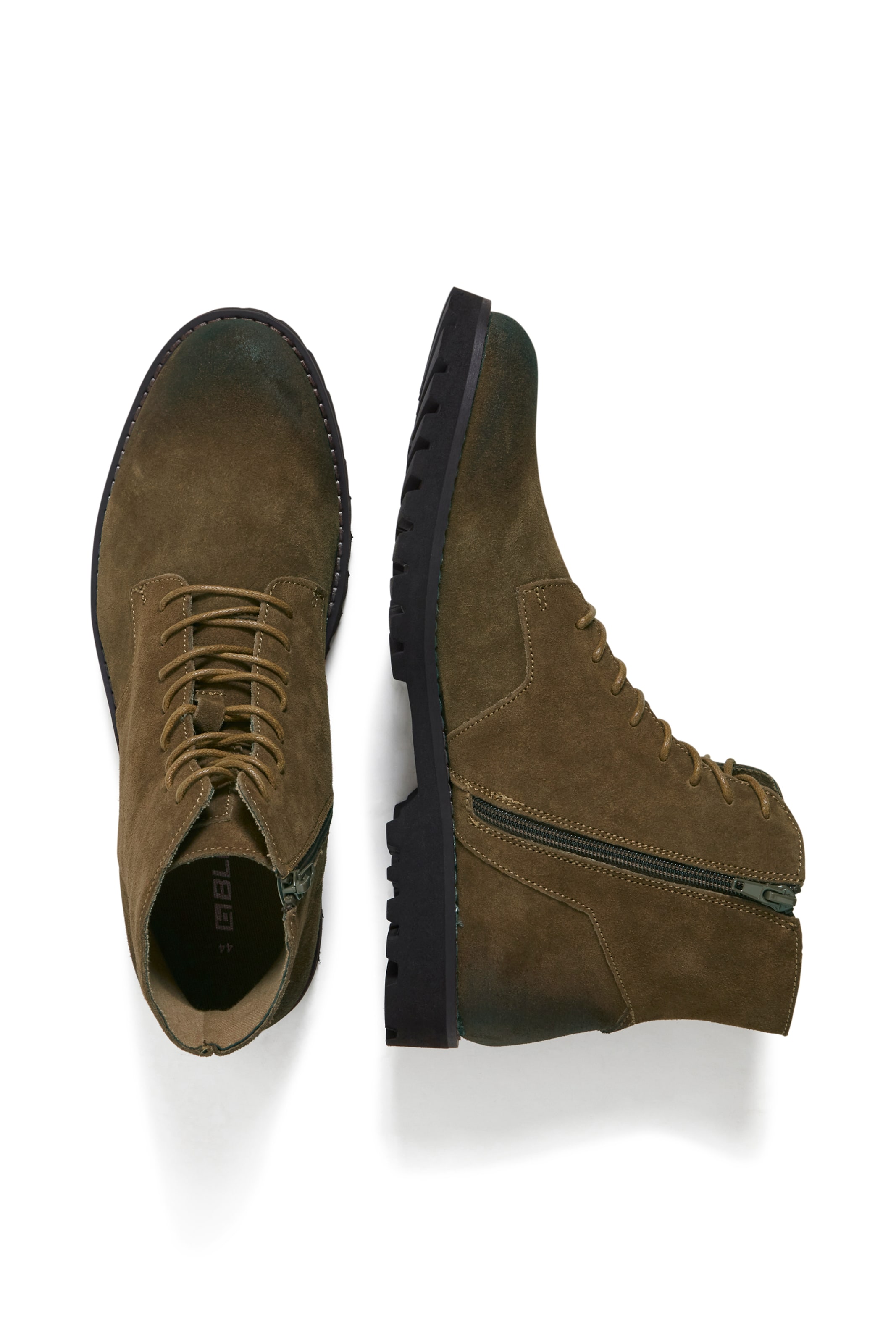 BLEND - Botas com atacadores em verde