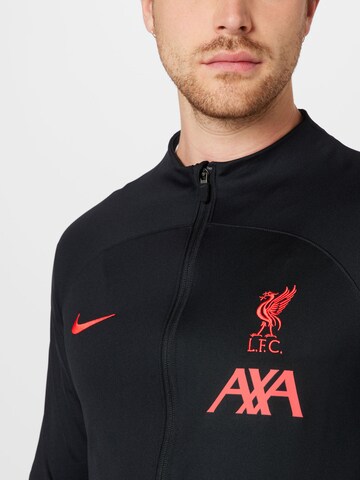 NIKE Treeningjope 'FC Liverpool', värv must