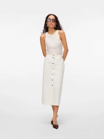 Jupe VERO MODA en blanc : devant