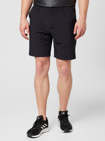 ADIDAS PERFORMANCE - regular Pantalón deportivo en negro: frente