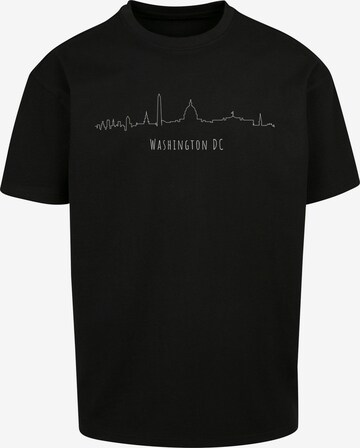 Merchcode T-Shirt 'Washington X' in Schwarz: predná strana