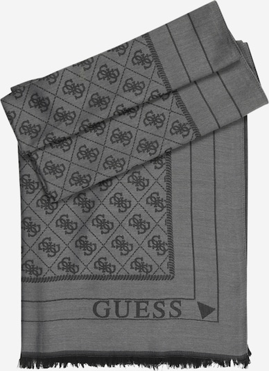 GUESS Kaulaliina 'SCARF JACQUARD 70X180' värissä harmaa / musta, Tuotenäkymä