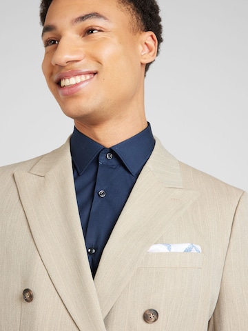 Coupe slim Veste de costume 'Peter' SELECTED HOMME en beige