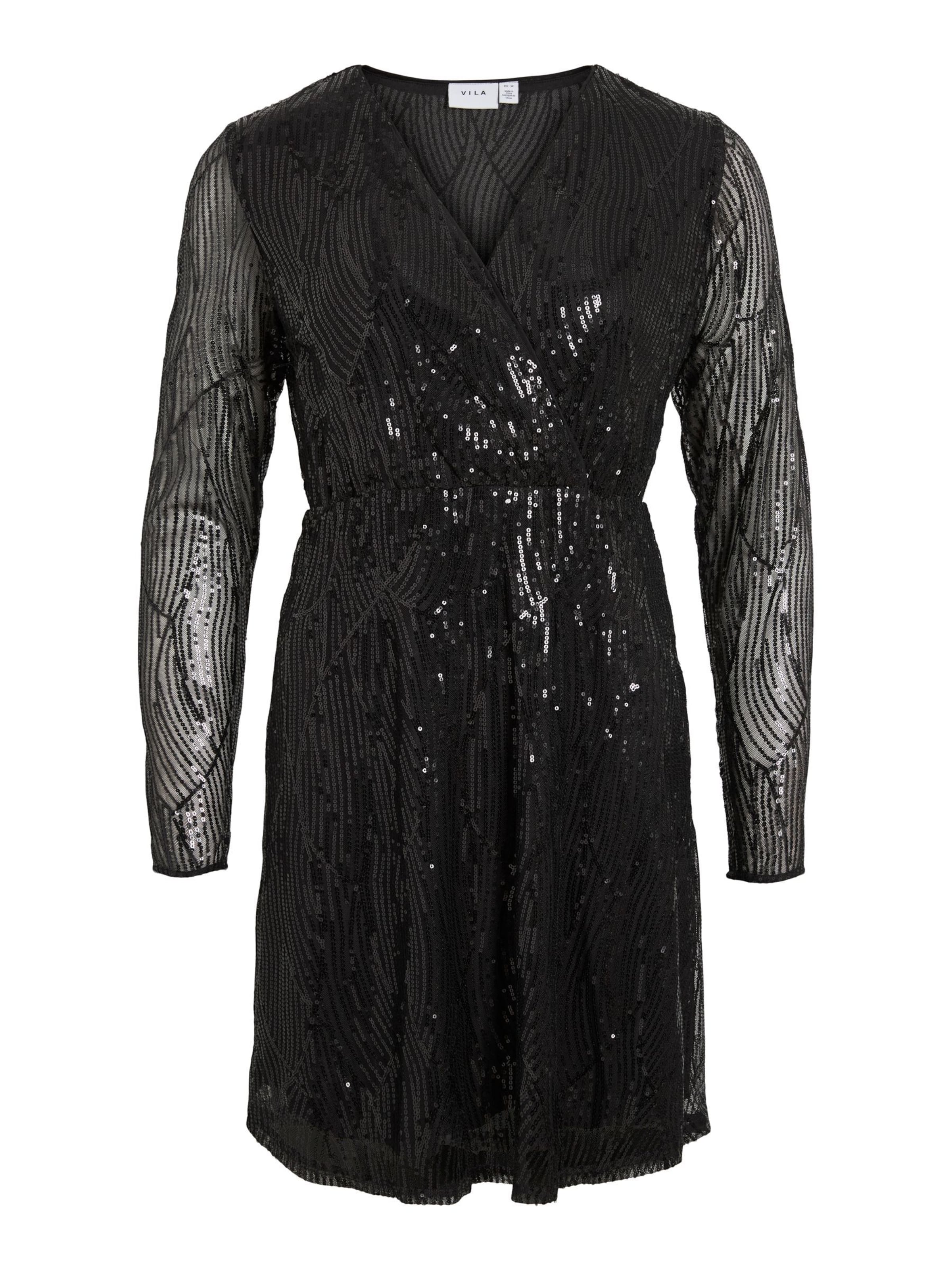 VILA - Vestido de gala 'KORA' en negro: frente