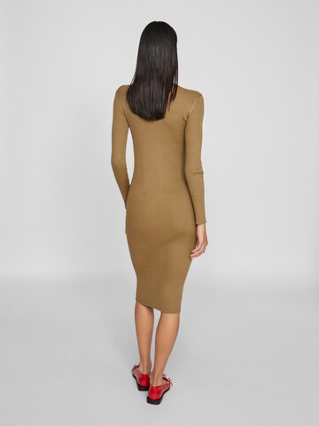 VILA Knit dress 'VIKNITTA' in Green