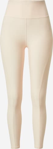 PUMA Skinny Workout Pants in Pink: front