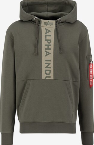 ALPHA INDUSTRIES Sweatshirt i grønn: forside