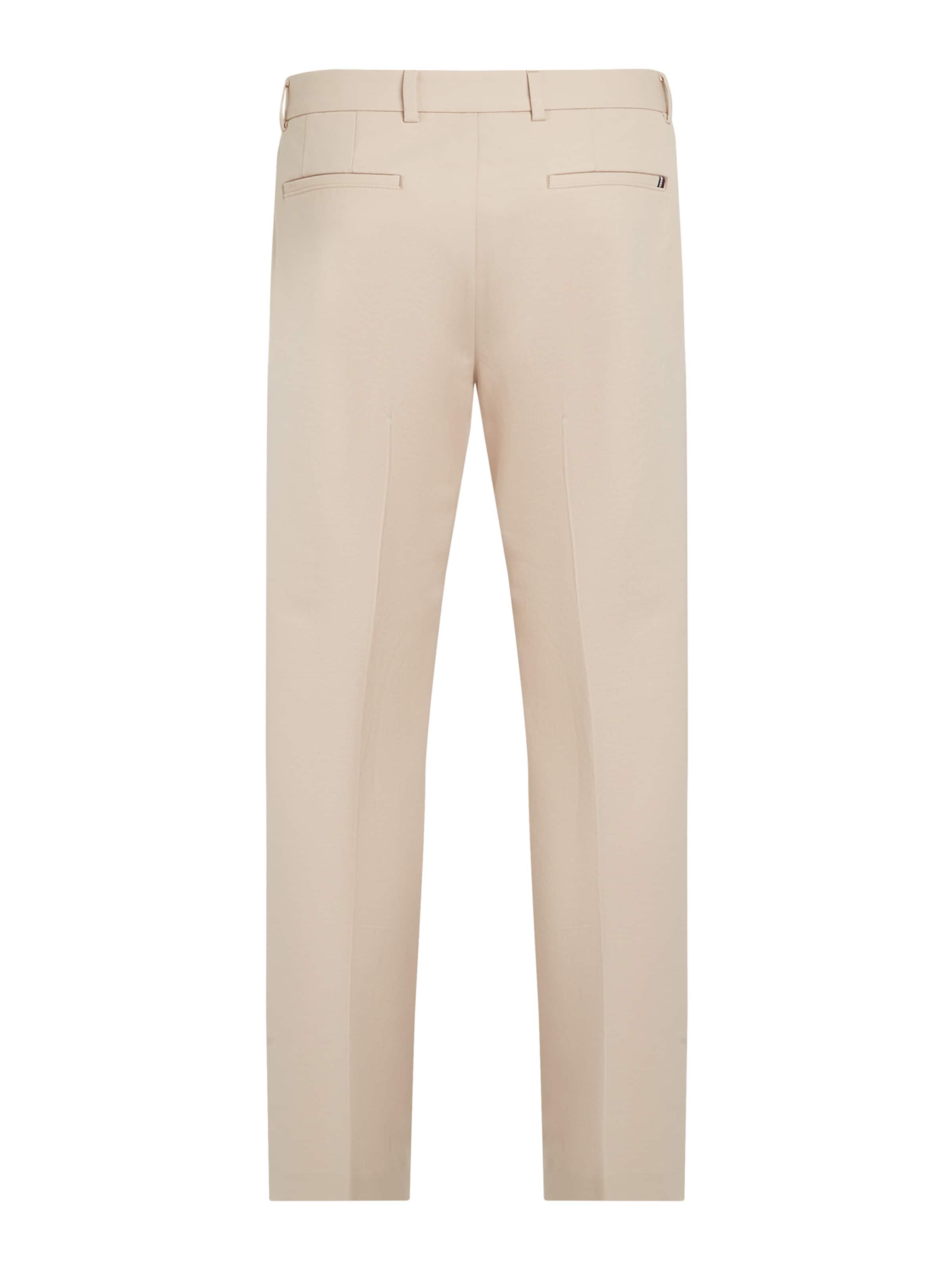 TOMMY HILFIGER Слим Плиссированные брюки 'DENTON' в Бежевый: сзади