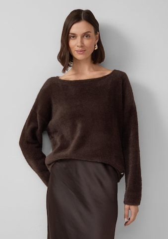 Pull-over s.Oliver BLACK LABEL en marron : devant