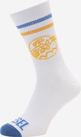 Chaussettes DIESEL en blanc : devant