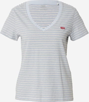 LEVI'S ® Shirt 'Perfect V-Neck Tee' in Blauw: voorkant