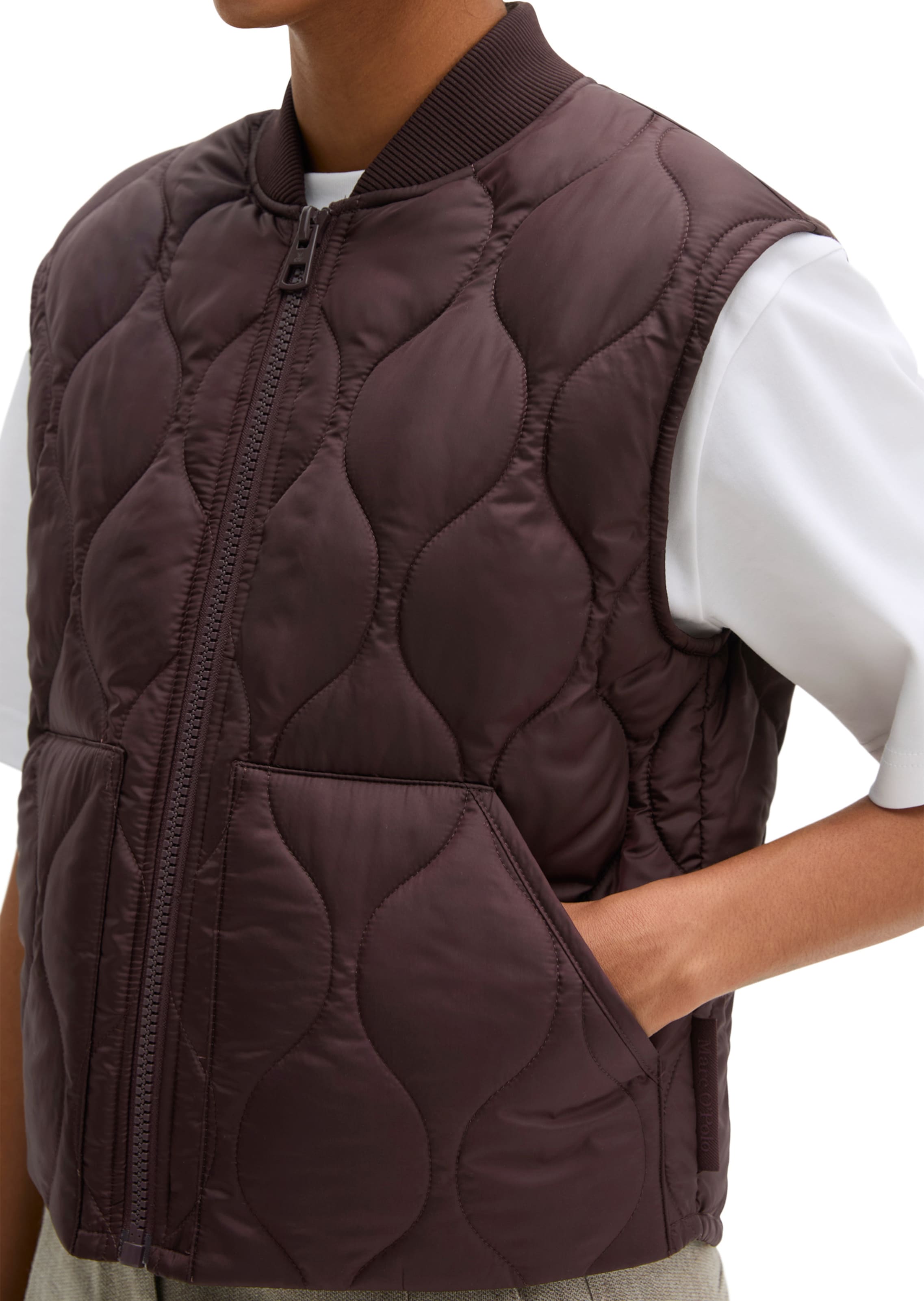 Gilet 'MOP x Function' Marc O'Polo en rouge