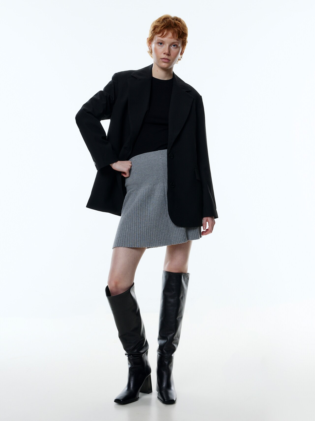 EDITED Nederdel 'Paolina' grå