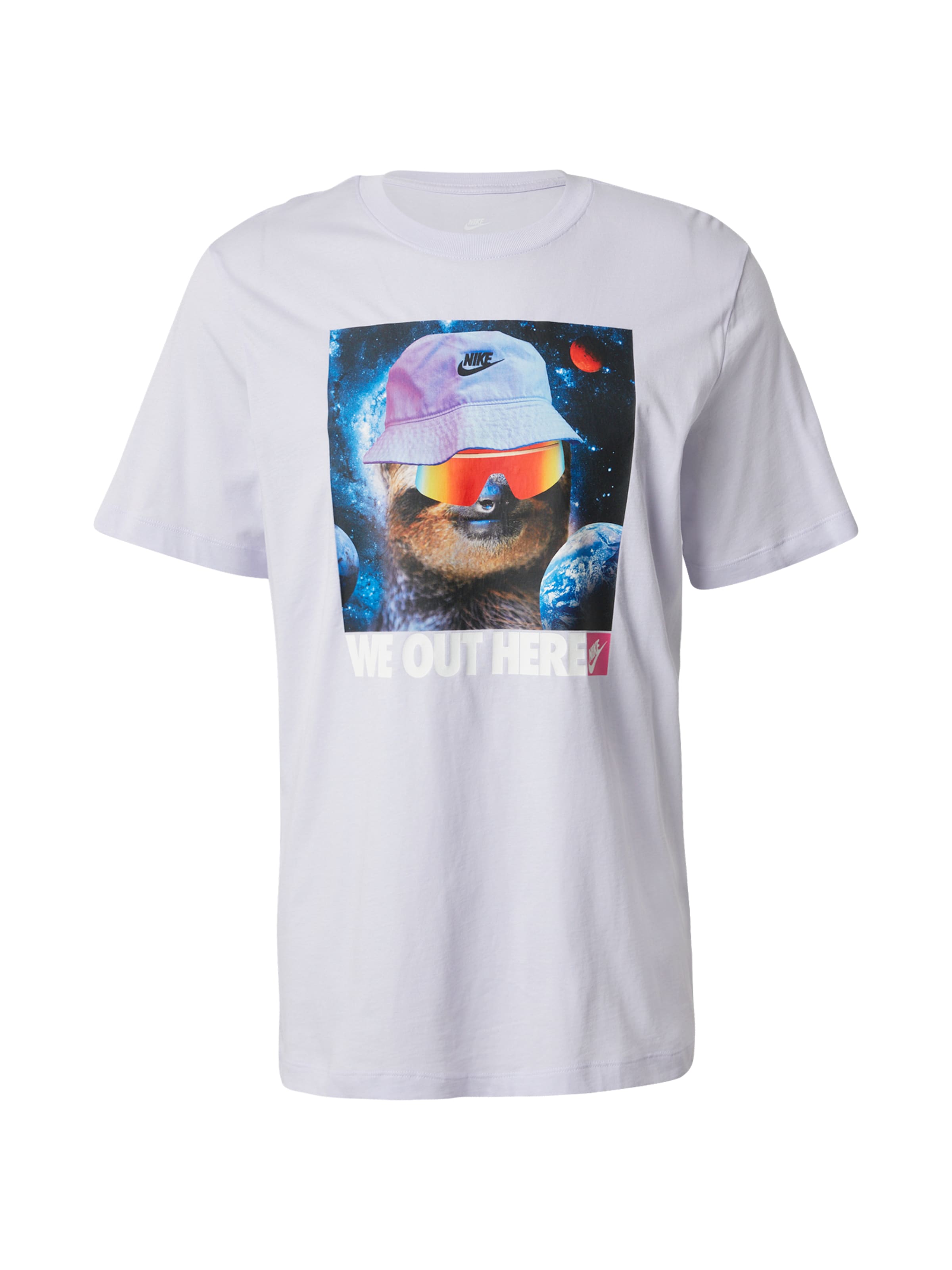 Nike Sportswear Majica 'OC PHOTO 1' | vijolična barva: sprednja stran