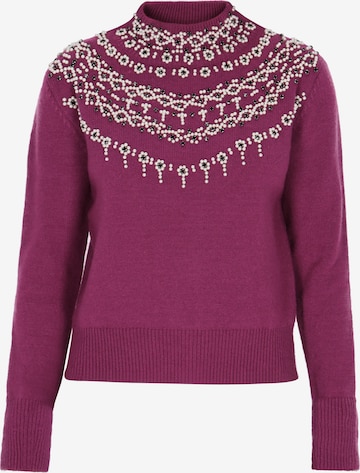 faina Свитер в Лиловый: спереди