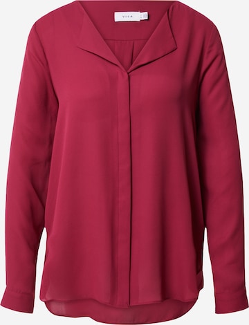 VILA Blouse in Roze: voorkant