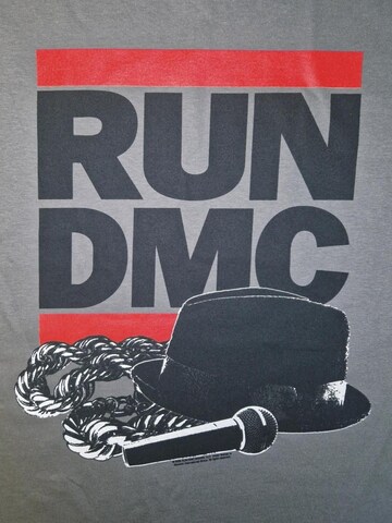 Rockshirts - Camiseta 'RUN DMC Hat And Chain T-Shirt' en gris