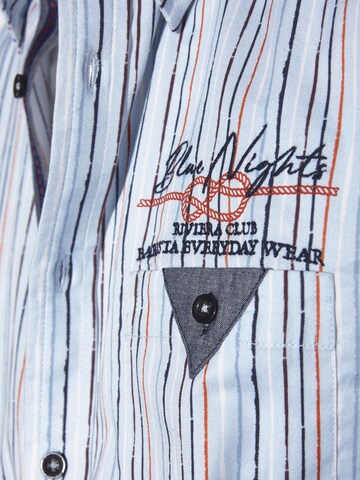 BABISTA Regular fit Button Up Shirt 'Mern' in Blue