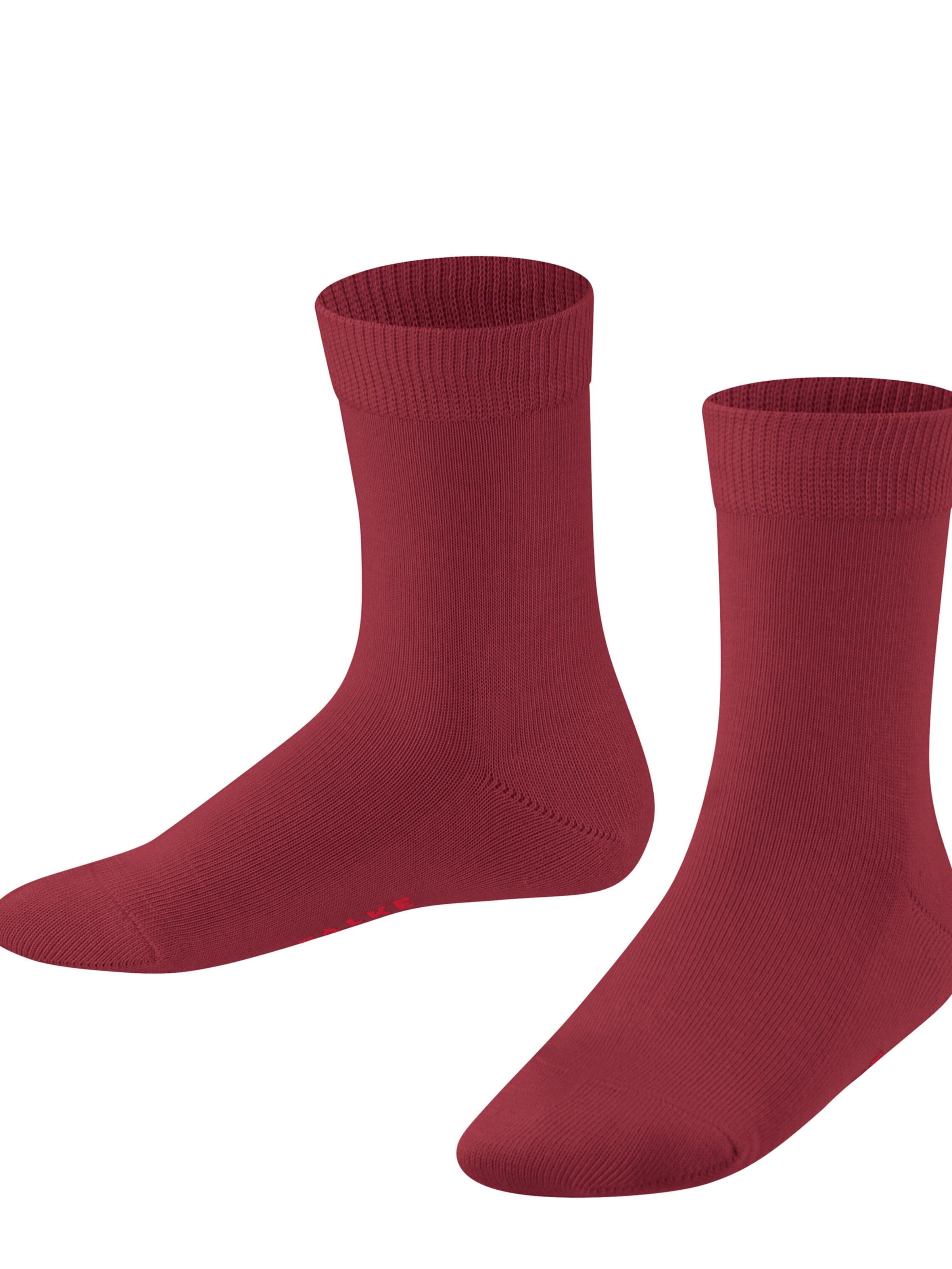 FALKE Socks 'Family' in Red: front