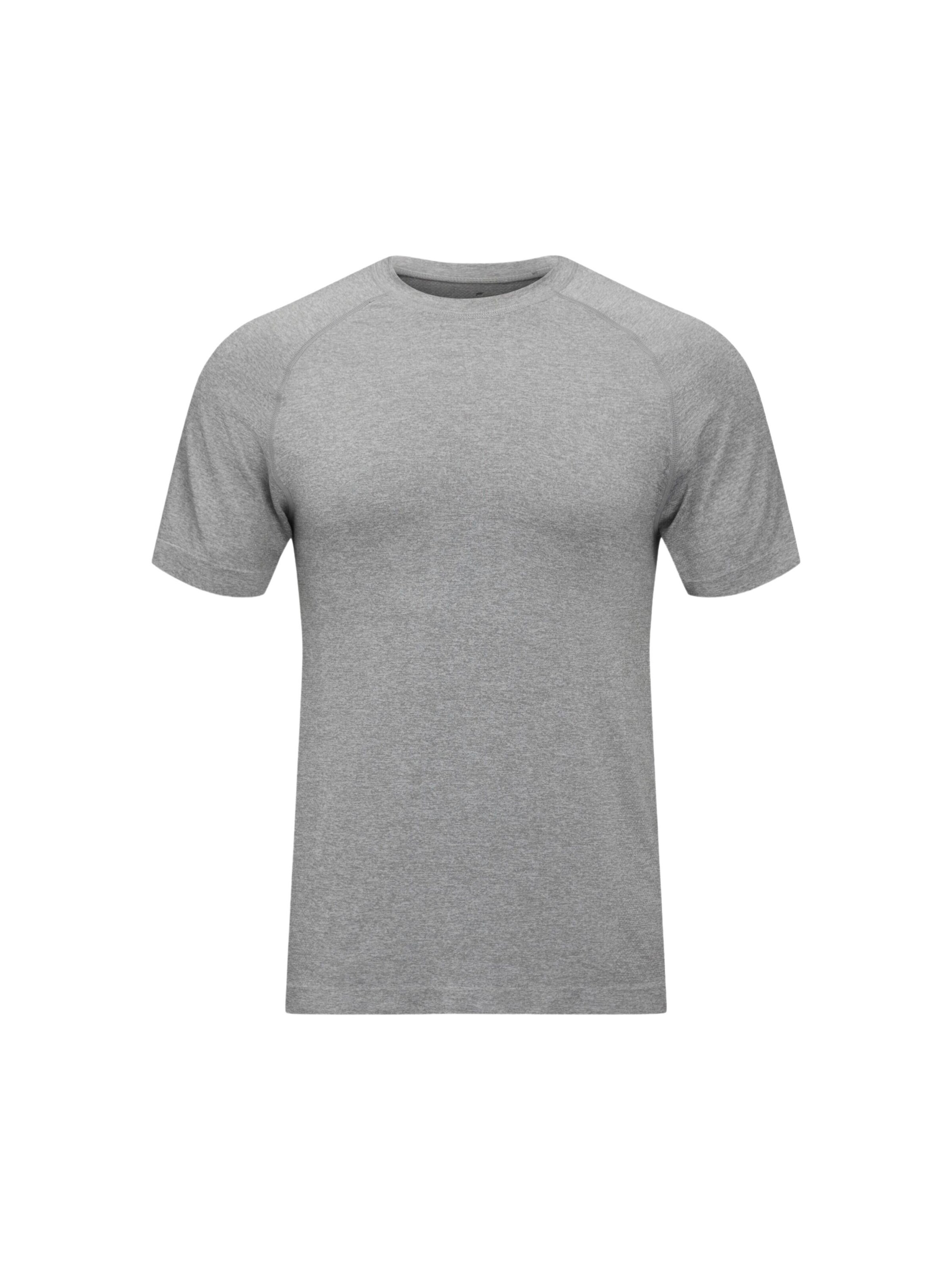 Fabletics T-Shirt 'The Training Day' in Grau: Vorderseite