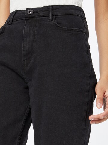 PIECES Tapered Jeans 'Kesia' in Black