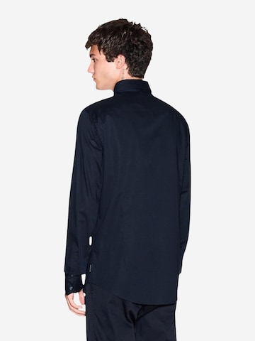 Regular fit Camicia '8NZCBD ZN10Z' di ARMANI EXCHANGE in blu
