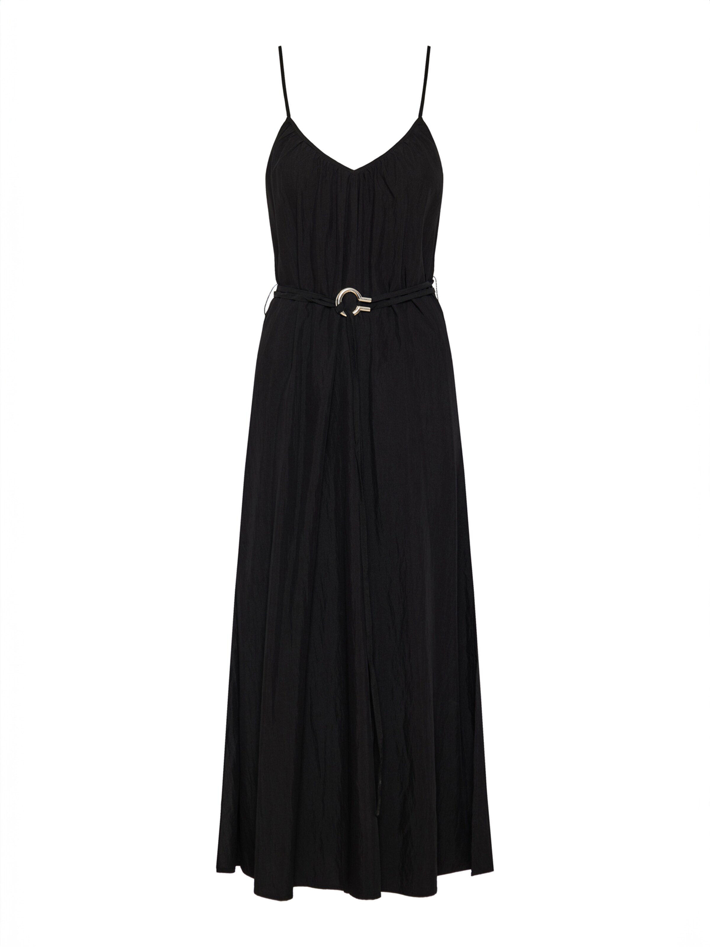 Funky Buddha Šaty – černá: přední strana