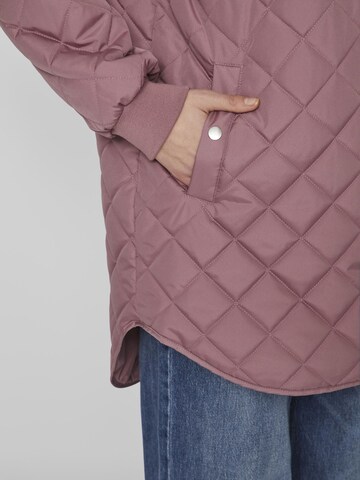 VILA Vinterfrakke i pink