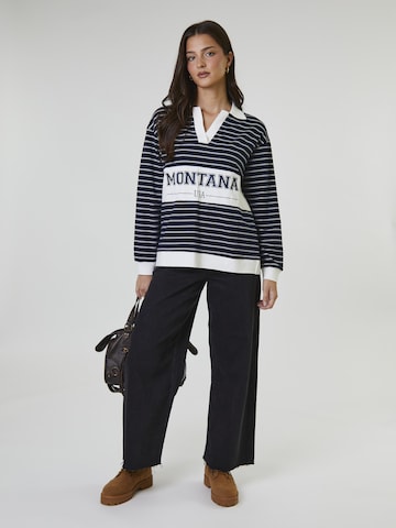 South Beach Shirt ' Montana' in Blau