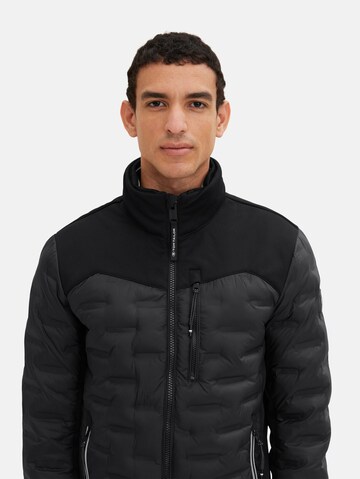 TOM TAILOR Jacke in Schwarz