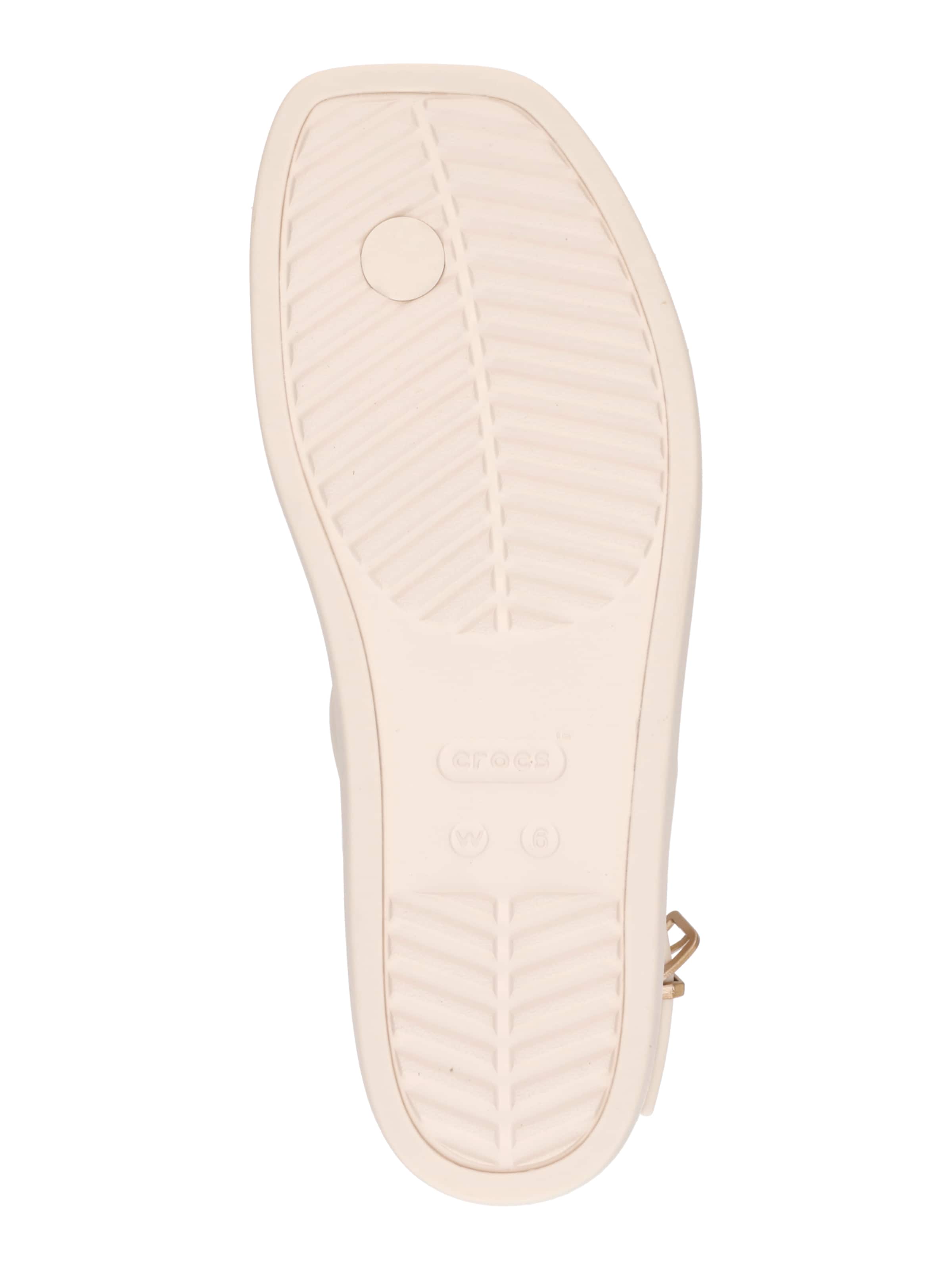 Crocs Босоножки через палец 'Miami' в Бежевый