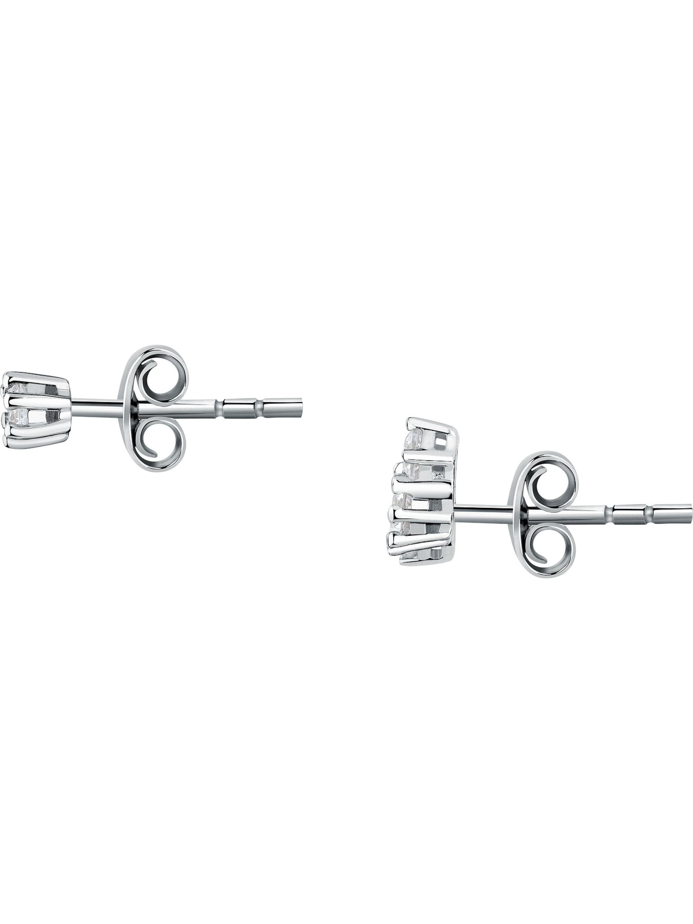 Live Diamond Earrings in Silver