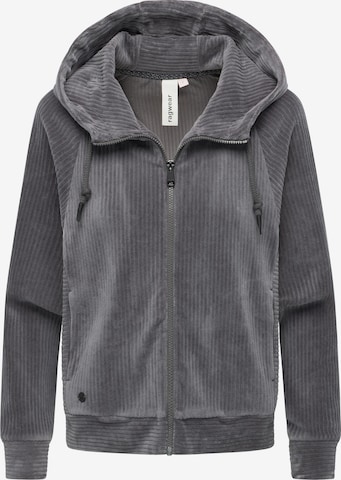 Ragwear Sweat jacket in Grey: front