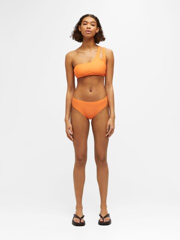 OBJECT Bustier Bikini felső 'Team' - narancs