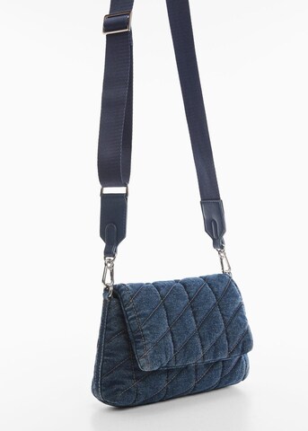 MANGO Umhängetasche 'min leo' in Blau