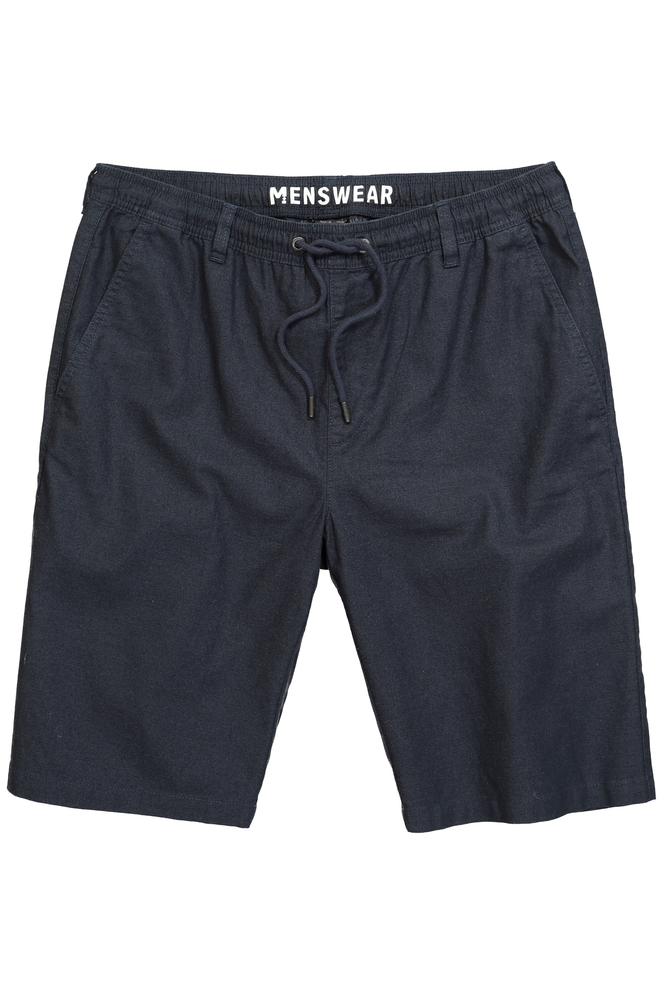 Men Plus Regular Broek in Blauw: voorkant