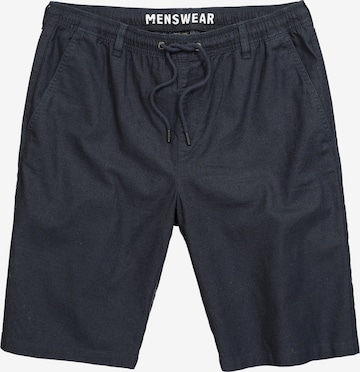 Men Plus Hose in Blau: Vorderseite