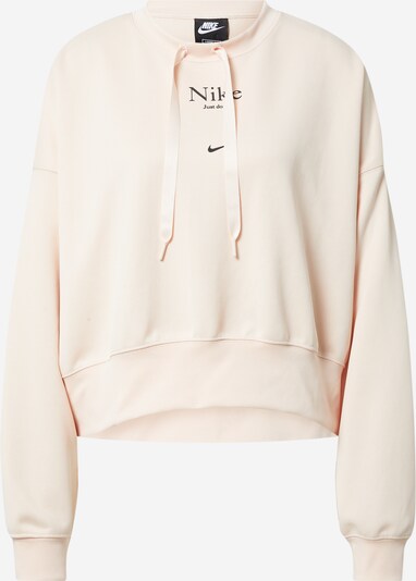 Nike Sportswear Sweatshirt in pfirsich / schwarz, Produktansicht