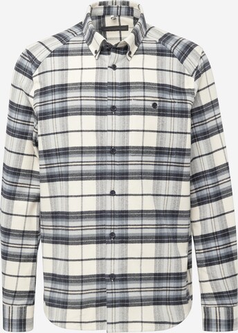 DRYKORN Regular fit Button Up Shirt 'LIET' in Grey: front
