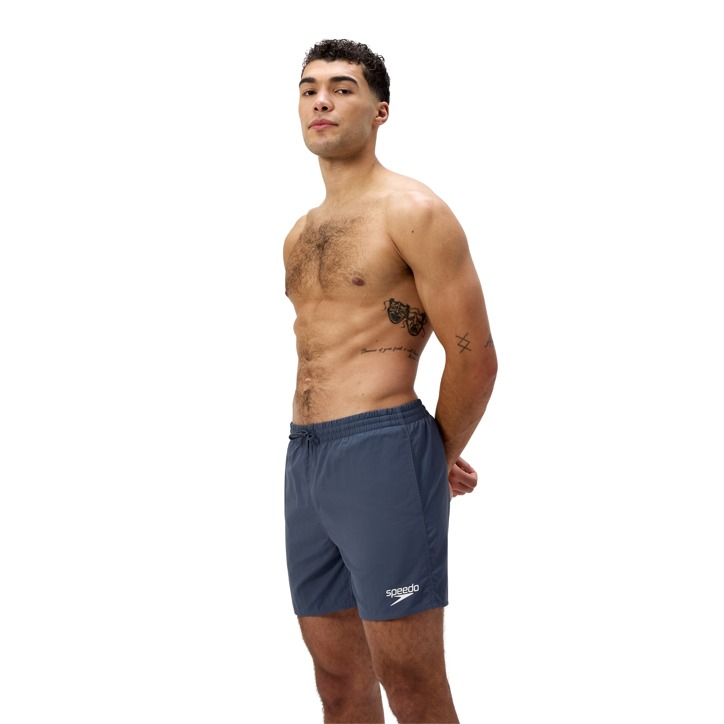 SPEEDO Badeshorts in Grau: Vorderseite
