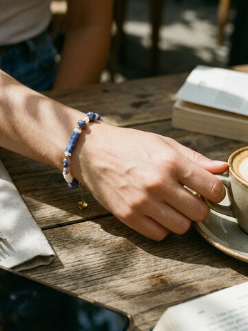 Nemomatheo Bracelet 'Santorini – Stein & Muschel' in Gold